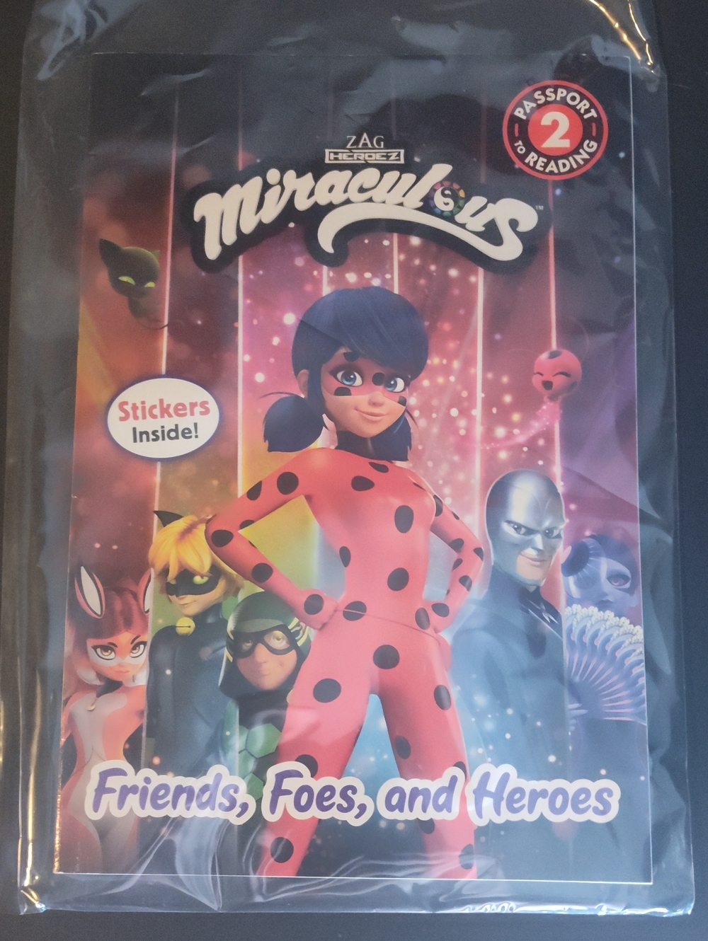 Miraculous Ladybug Book With Stickers